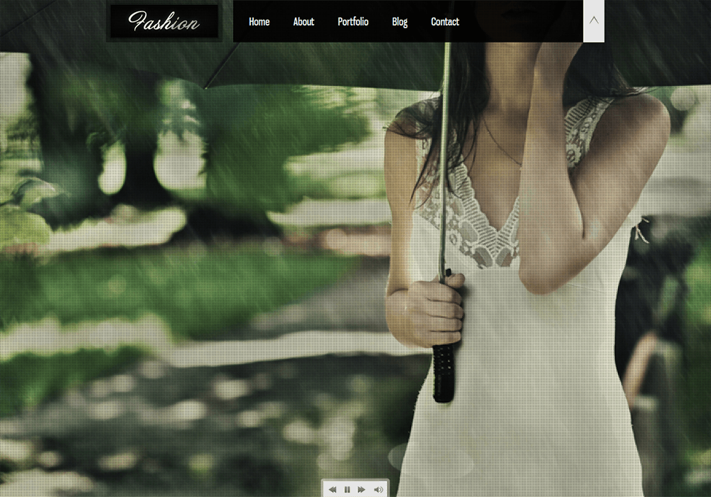 抽丝女性背景个人博客网站HTML模板
