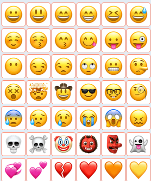 567个IOS风格emoji表情打包下载